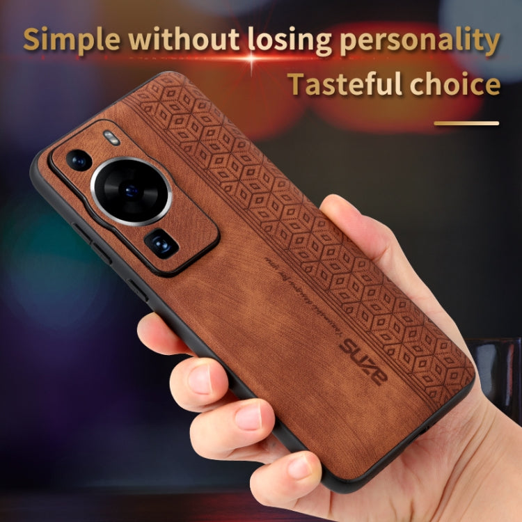 For Huawei P60 / P60 Pro AZNS 3D Embossed Skin Feel Phone Case(Purple) - free shipping - PMC TechLife - Order now!
