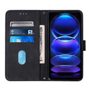 For Xiaomi Redmi Note 12 Pro+ 5G Global Crossbody 3D Embossed Flip Leather Phone Case(Black)