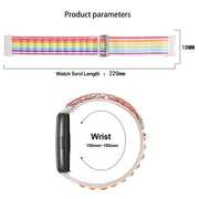 For Huawei Band 7 Loop Nylon Watch Band(Starlight)