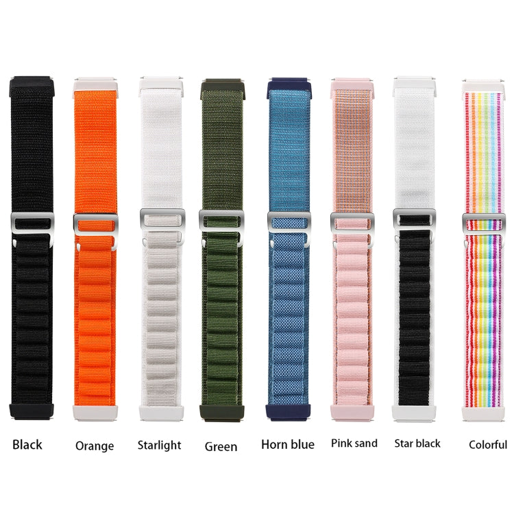 For Huawei Band 7 Loop Nylon Watch Band(Blue) - Smart Wear by PMC TechLife | Online Shopping South Africa | PMC TechLife