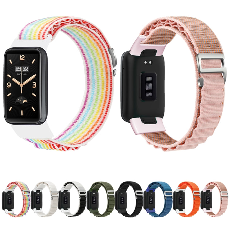 For Xiaomi Mi Band 7 Pro Loop Nylon Watch Band(Orange) - Smart Wear by PMC TechLife | Online Shopping South Africa | PMC TechLife