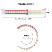 For Xiaomi Mi Band 7 Pro Loop Nylon Watch Band(Starlight Black)