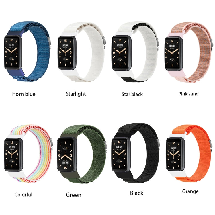 For Xiaomi Mi Band 7 Pro Loop Nylon Watch Band(Orange)