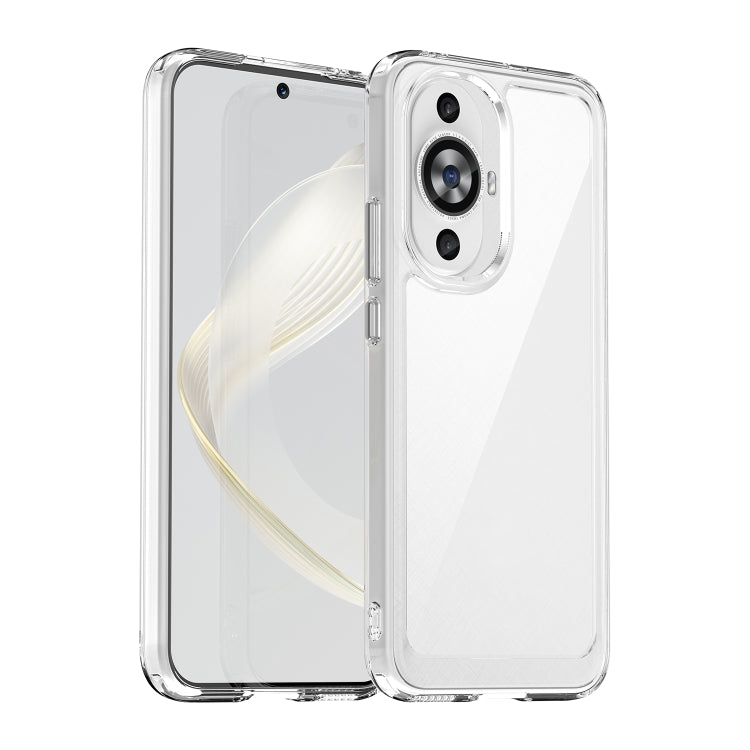 For Huawei Nova 11 Colorful Series Acrylic + TPU Phone Case(Transparent) - free shipping - PMC TechLife - Order now!