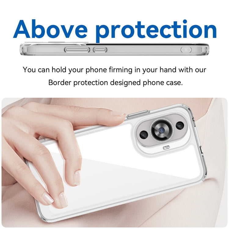 For Huawei Nova 11 Colorful Series Acrylic + TPU Phone Case(Transparent) - free shipping - PMC TechLife - Order now!