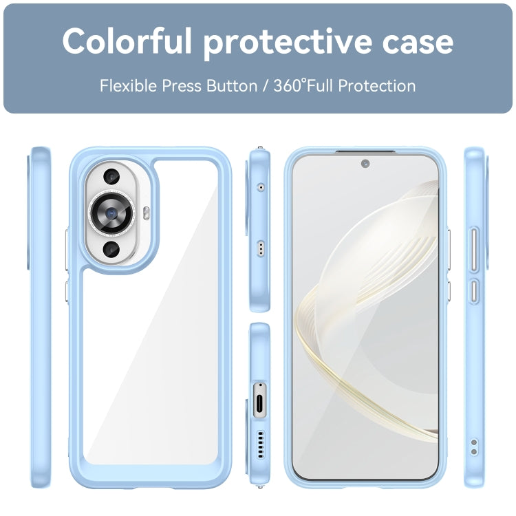 For Huawei Nova 11 Colorful Series Acrylic + TPU Phone Case(Blue) - free shipping - PMC TechLife - Order now!