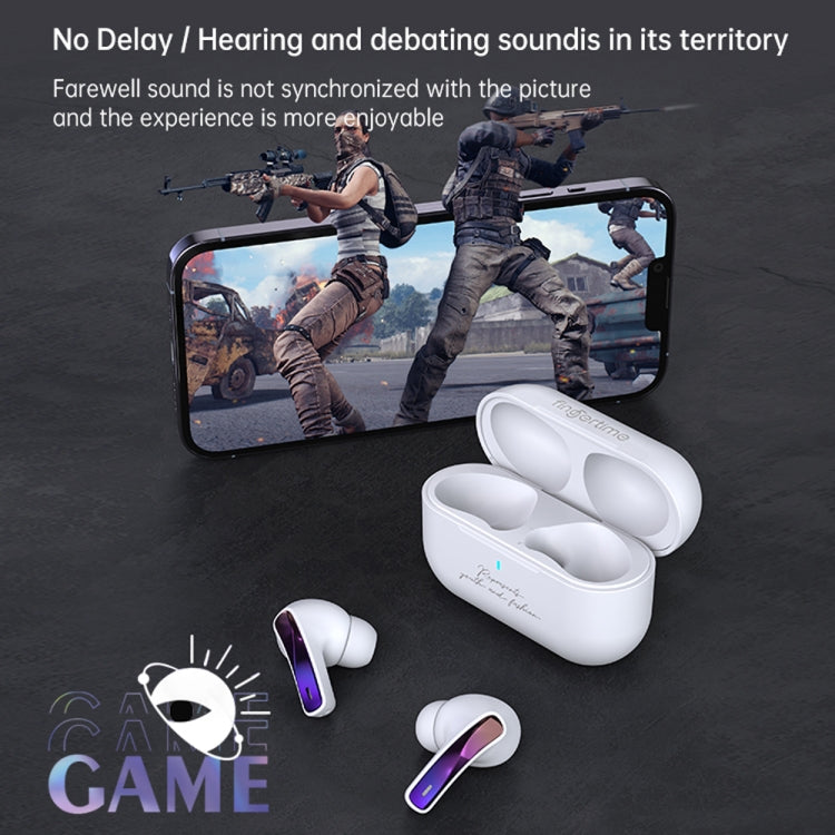 Fingertime T17 TWS Portable Mini In-Ear Wireless Bluetooth Noise Reduction Earphone(White) - TWS Earphone by PMC TechLife | Online Shopping South Africa | PMC TechLife
