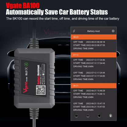 Vgate BA100 Car 12V Bluetooth 4.0 Battery Assistant Analyzer Tester - free shipping - PMC Jewellery - Order now!