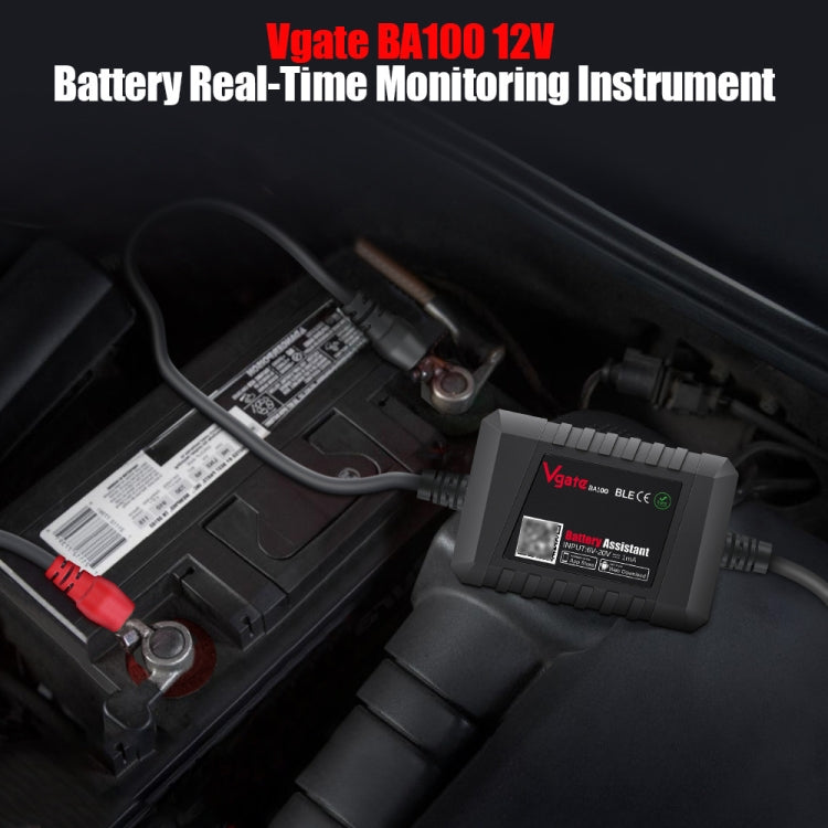 Vgate BA100 Car 12V Bluetooth 4.0 Battery Assistant Analyzer Tester - free shipping - PMC Jewellery - Order now!