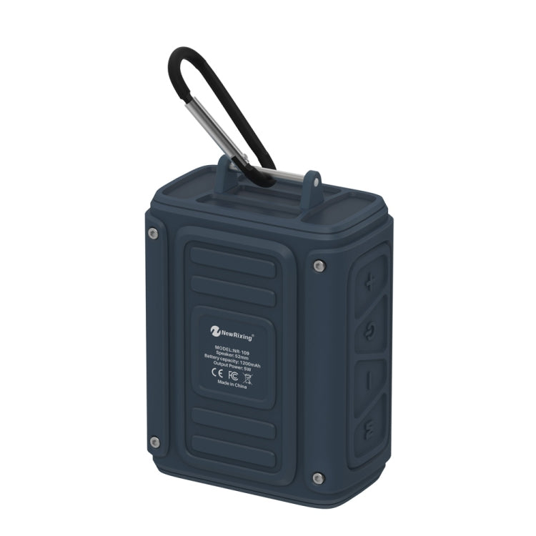 New Rixing NR109 TF FM Portable Bluetooth Stereo Surround(Blue) - Desktop Speaker by New Rixing | Online Shopping South Africa | PMC TechLife