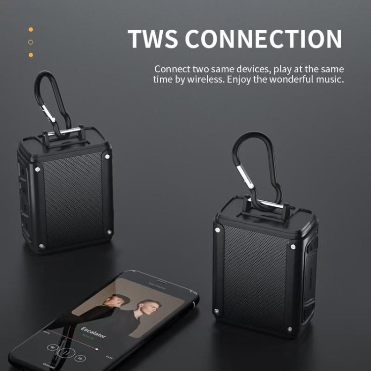 New Rixing NR109 TF FM Portable Bluetooth Stereo Surround(Blue) - Desktop Speaker by New Rixing | Online Shopping South Africa | PMC TechLife