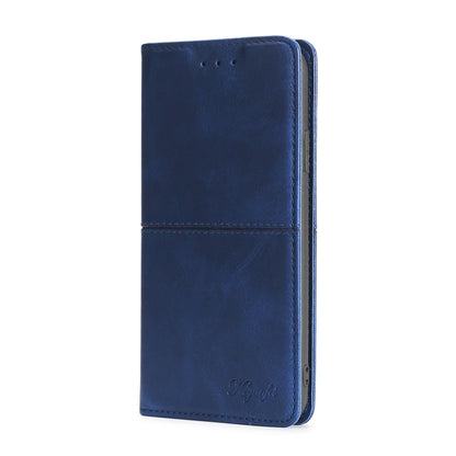 For Infinix Smart 7 Cow Texture Magnetic Horizontal Flip Leather Phone Case(Blue) - free shipping - PMC Jewellery - Order now!