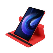 For Xiaomi Pad 6 / Pad 6 Pro 360 Degree Rotation Litchi Texture Leather Tablet Case(White)