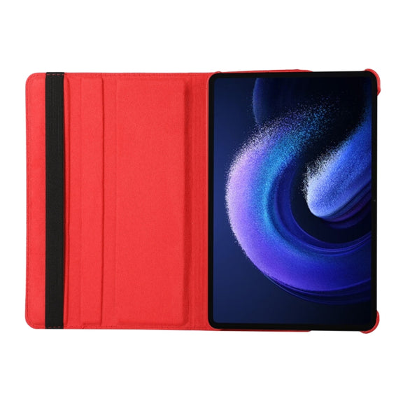 For Xiaomi Pad 6 / Pad 6 Pro 360 Degree Rotation Litchi Texture Leather Tablet Case(White)