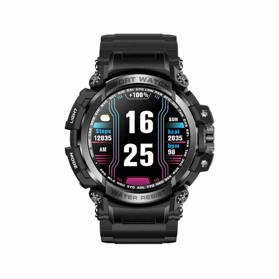 LC16 1.32 inch IP68 Water-resistant Sports Outdoor Sport Smart Watch, Support Bluetooth Calling / Heart Rate Monitoring(Black)