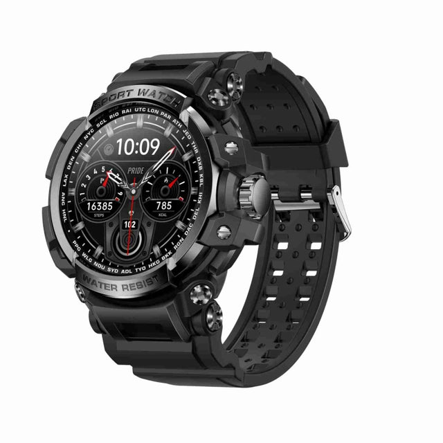 LC16 1.32 inch IP68 Water-resistant Sports Outdoor Sport Smart Watch, Support Bluetooth Calling / Heart Rate Monitoring(Black)