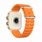 N22 2 in 1 1.96 inch HD Display Sport Bluetooth Call Earphone Smart Watch(Orange)