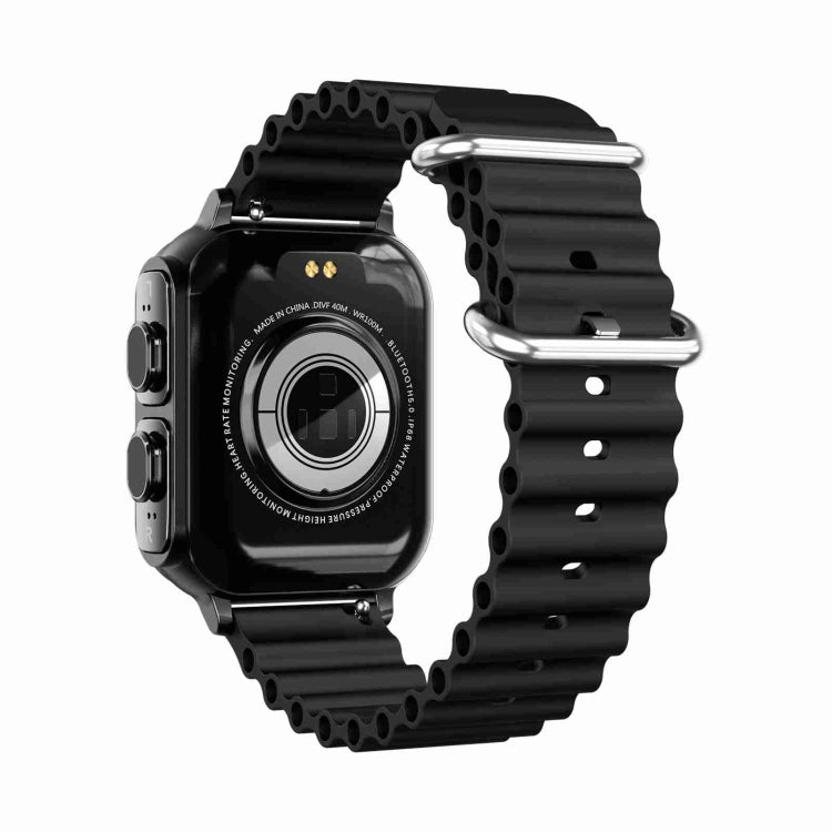 N22 2 in 1 1.96 inch HD Display Sport Bluetooth Call Earphone Smart Watch(Black) - Smart Wear by PMC TechLife | Online Shopping South Africa | PMC TechLife