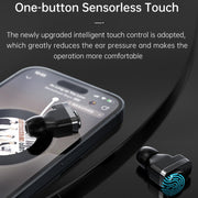 N22 2 in 1 1.96 inch HD Display Sport Bluetooth Call Earphone Smart Watch(Black)