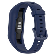 For Keep Band B2 Solid Color Integrated Silicone Watch Band(Navy Blue)