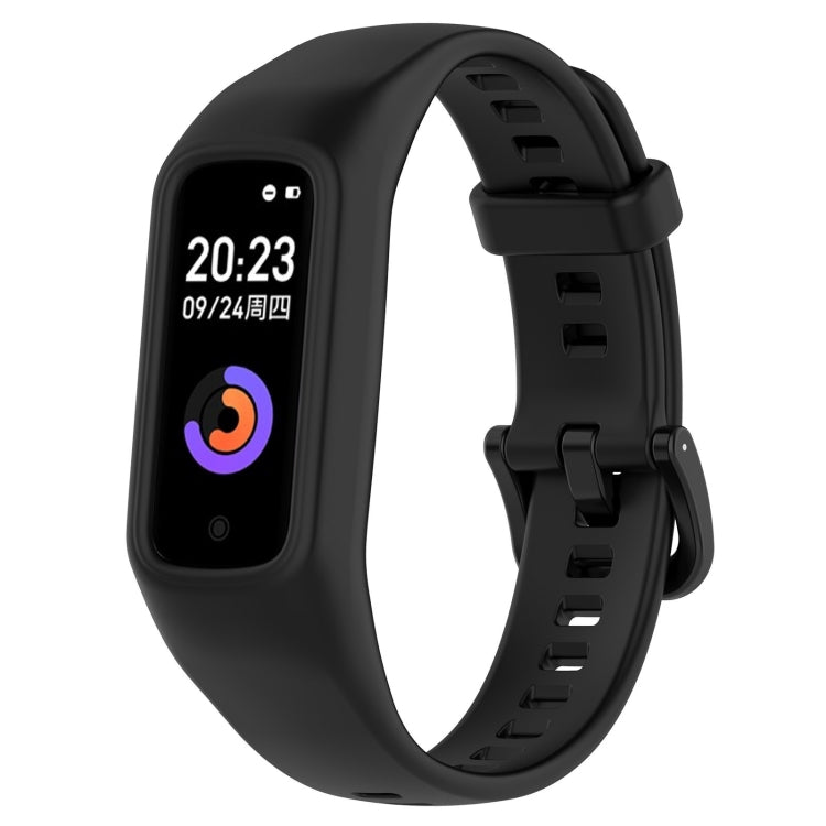 For Keep Band B2 Solid Color Integrated Silicone Watch Band(Black) - Smart Wear by PMC TechLife | Online Shopping South Africa | PMC TechLife