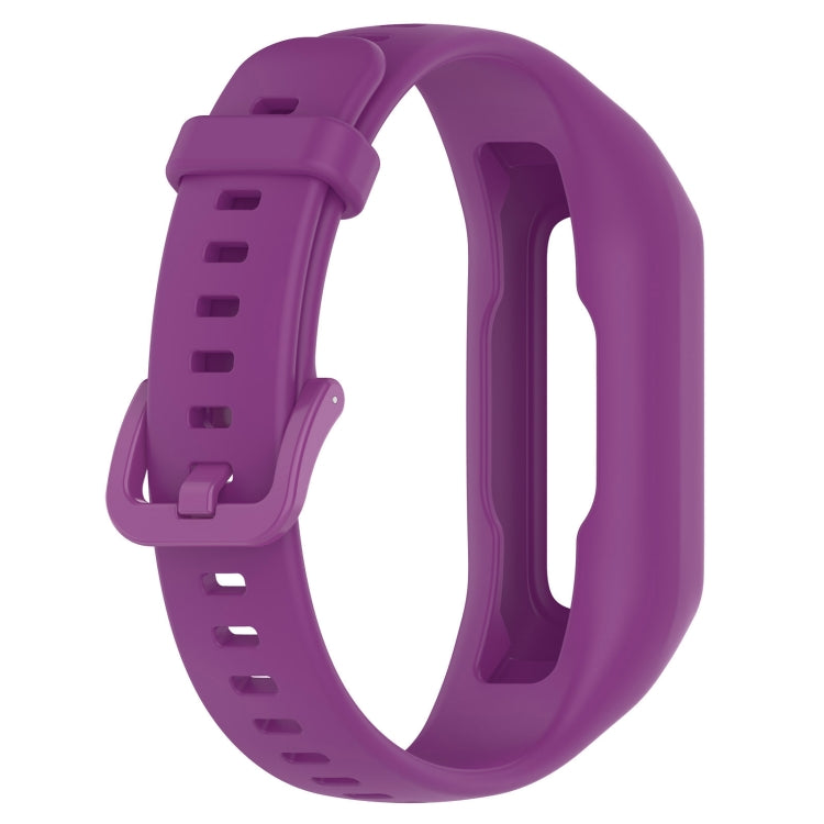 For Keep Band B2 Solid Color Integrated Silicone Watch Band(Purple) - Smart Wear by PMC TechLife | Online Shopping South Africa | PMC TechLife