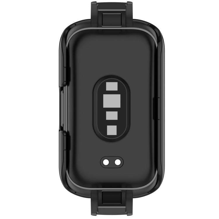 For Keep Band B3 PC + Tempered Glass Film Integrated Watch Protective Case(Black) - Smart Wear by PMC TechLife | Online Shopping South Africa | PMC TechLife