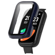 For Keep Band B3 PC + Tempered Glass Film Integrated Watch Protective Case(Ink Blue) - Smart Wear by PMC TechLife | Online Shopping South Africa | PMC TechLife