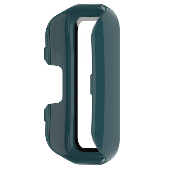 For Keep Band B3 PC + Tempered Glass Film Integrated Watch Protective Case(Pine Green)