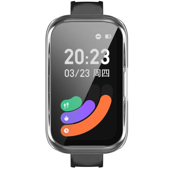 For Keep Band B3 PC + Tempered Glass Film Integrated Watch Protective Case(Transparent)
