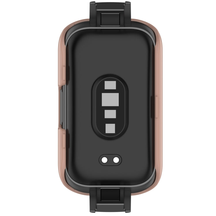 For Keep Band B3 PC + Tempered Glass Film Integrated Watch Protective Case(Pink) - Smart Wear by PMC TechLife | Online Shopping South Africa | PMC TechLife