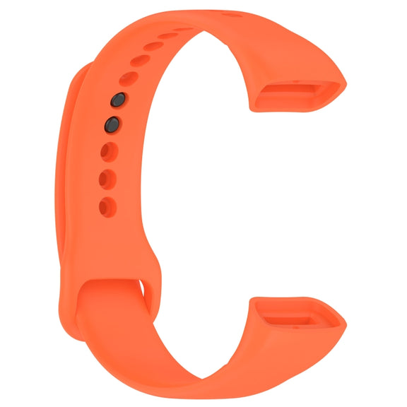 For Mambo Band 5 / 5S Solid Color Silicone Replacement Watch Band(Orange)