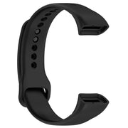 For Mambo Band 5 / 5S Solid Color Silicone Replacement Watch Band(Black)