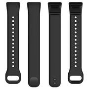 For Mambo Band 5 / 5S Solid Color Silicone Replacement Watch Band(Black)