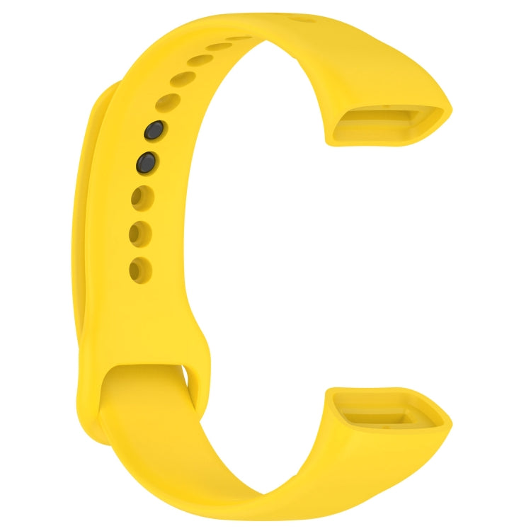 For Mambo Band 5 / 5S Solid Color Silicone Replacement Watch Band(Yellow) - Smart Wear by PMC TechLife | Online Shopping South Africa | PMC TechLife