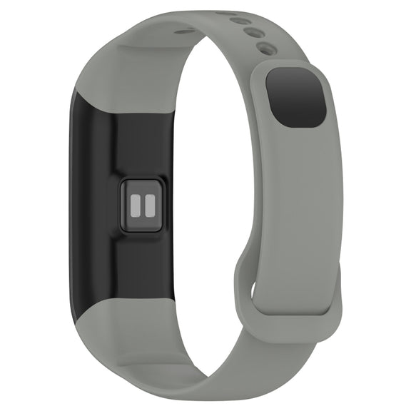 For Mambo Band 5 / 5S Solid Color Silicone Replacement Watch Band(Grey)