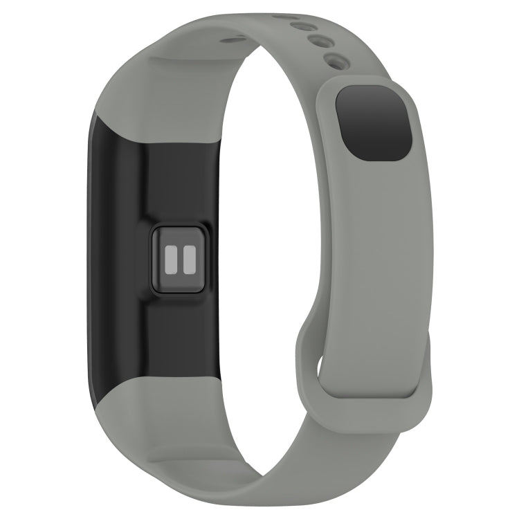 For Mambo Band 5 / 5S Solid Color Silicone Replacement Watch Band(Grey)