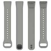For Mambo Band 5 / 5S Solid Color Silicone Replacement Watch Band(Grey)