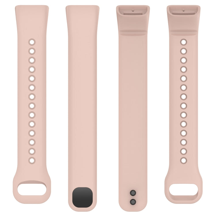For Mambo Band 5 / 5S Solid Color Silicone Replacement Watch Band(Light Pink)