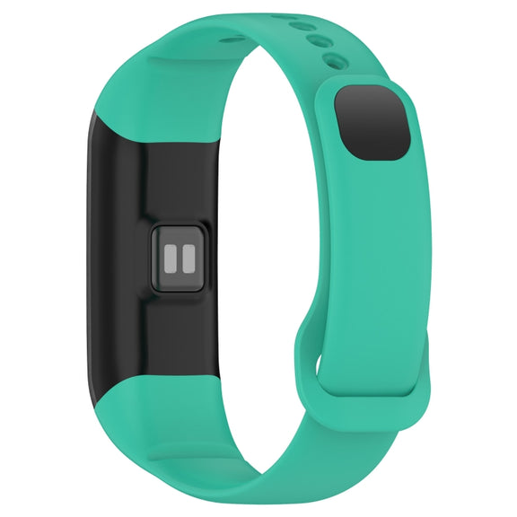 For Mambo Band 5 / 5S Solid Color Silicone Replacement Watch Band(Teal)