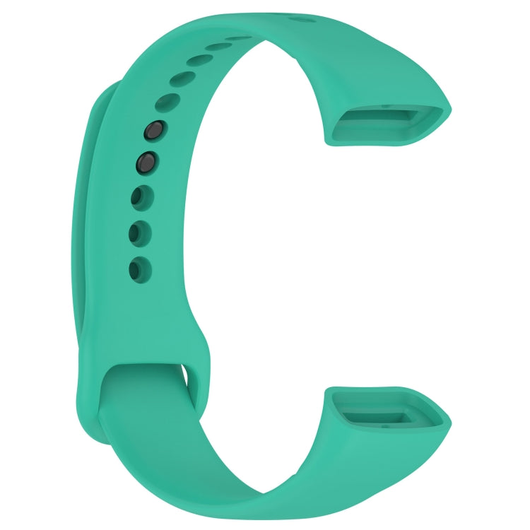 For Mambo Band 5 / 5S Solid Color Silicone Replacement Watch Band(Teal)