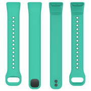 For Mambo Band 5 / 5S Solid Color Silicone Replacement Watch Band(Teal)