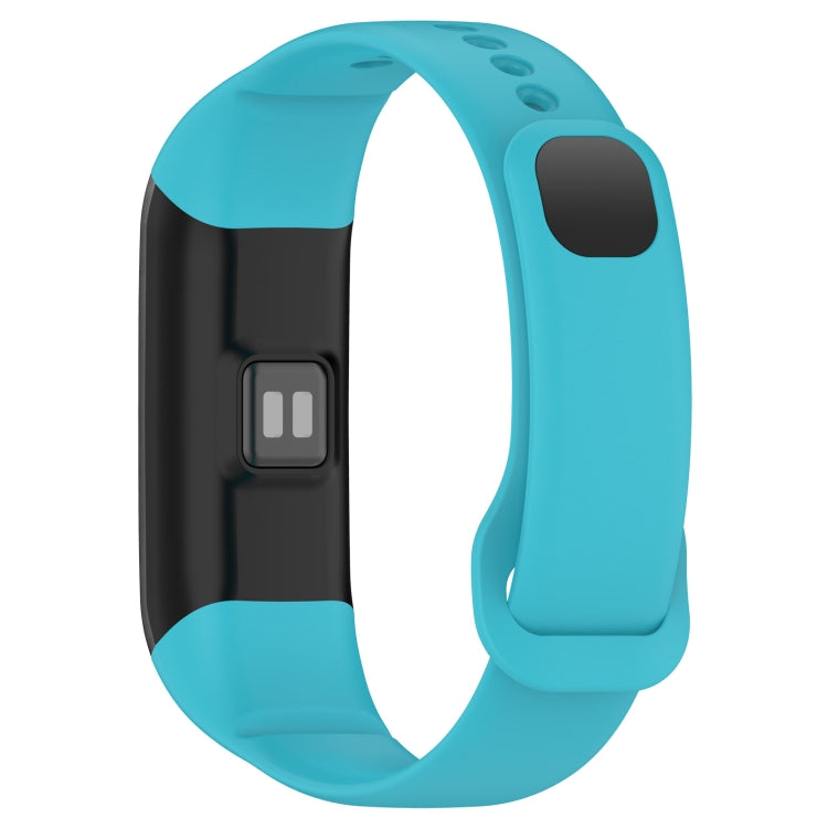 For Mambo Band 5 / 5S Solid Color Silicone Replacement Watch Band(Sky Blue)