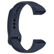For Mambo Band 5 / 5S Solid Color Silicone Replacement Watch Band(Midnight Blue)