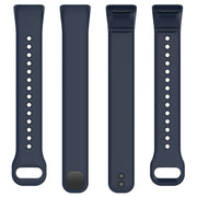 For Mambo Band 5 / 5S Solid Color Silicone Replacement Watch Band(Midnight Blue)