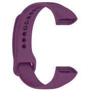 For Mambo Band 5 / 5S Solid Color Silicone Replacement Watch Band(Purple)