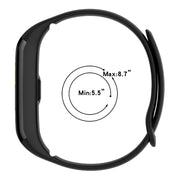 For Mambo Band 5 / 5S Solid Color Silicone Replacement Watch Band(White)