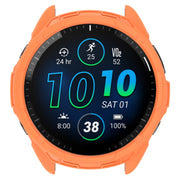 For Garmin Forerunner 965 Armor Hollow Watch Protective Case(Orange)