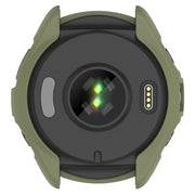 For Garmin Forerunner 965 Armor Hollow Watch Protective Case(Jungle Green)