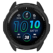 For Garmin Forerunner 965 Armor Hollow Watch Protective Case(Black)